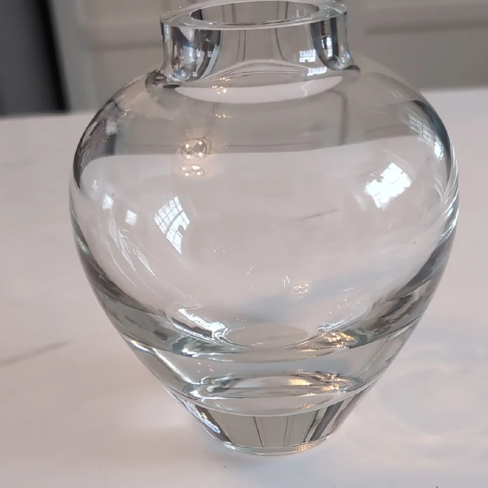 Krosno Clear Glass Vase - Picture 1 of 2